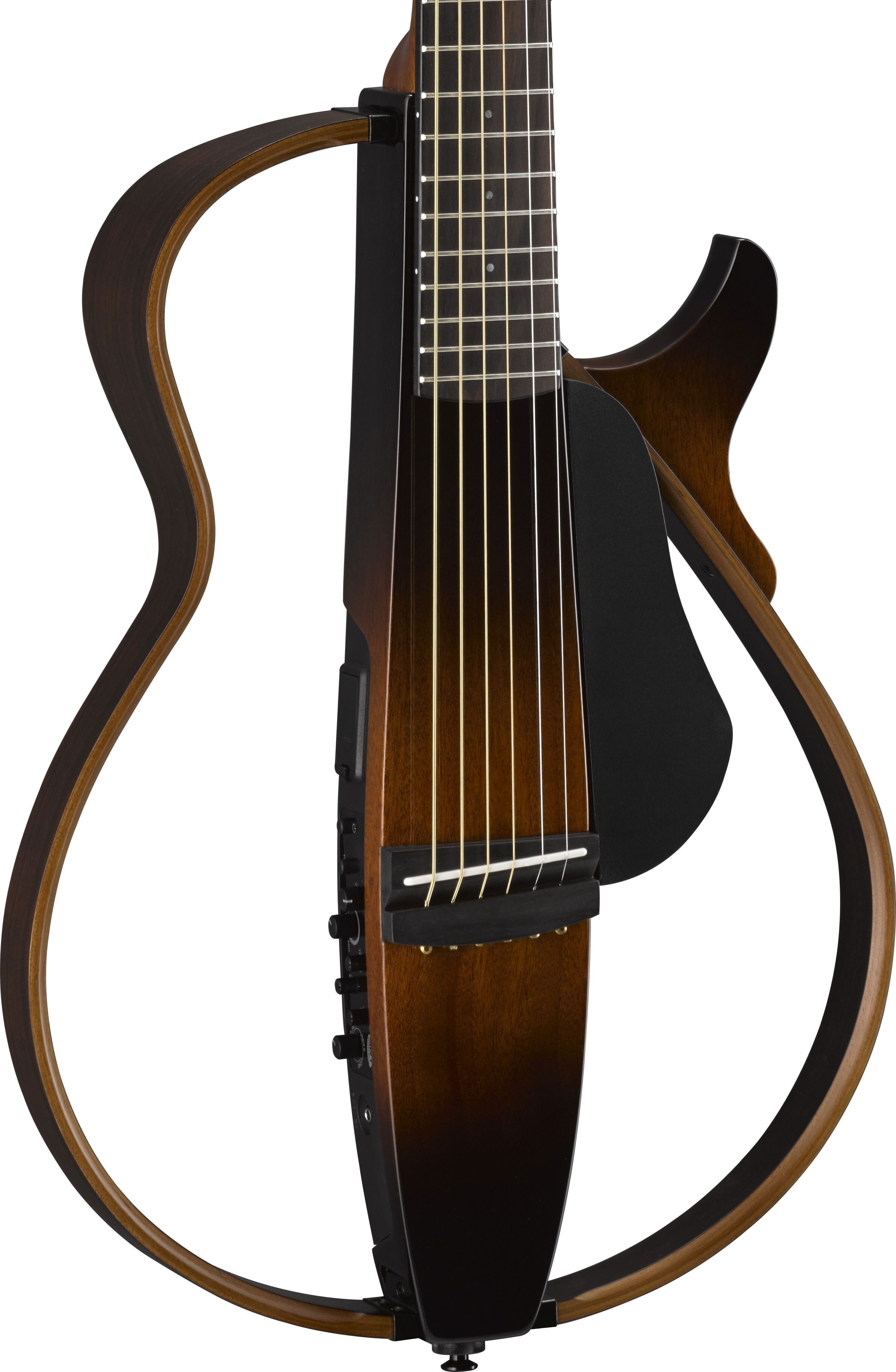 Yamaha SLG200S Tobacco Brown Sunburst Silent Guitar – Quiet Steel-String Practice & Travel Performance