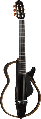 Yamaha SLG200N Translucent Black Silent Guitar – Quiet Nylon-String Practice & Travel Performance