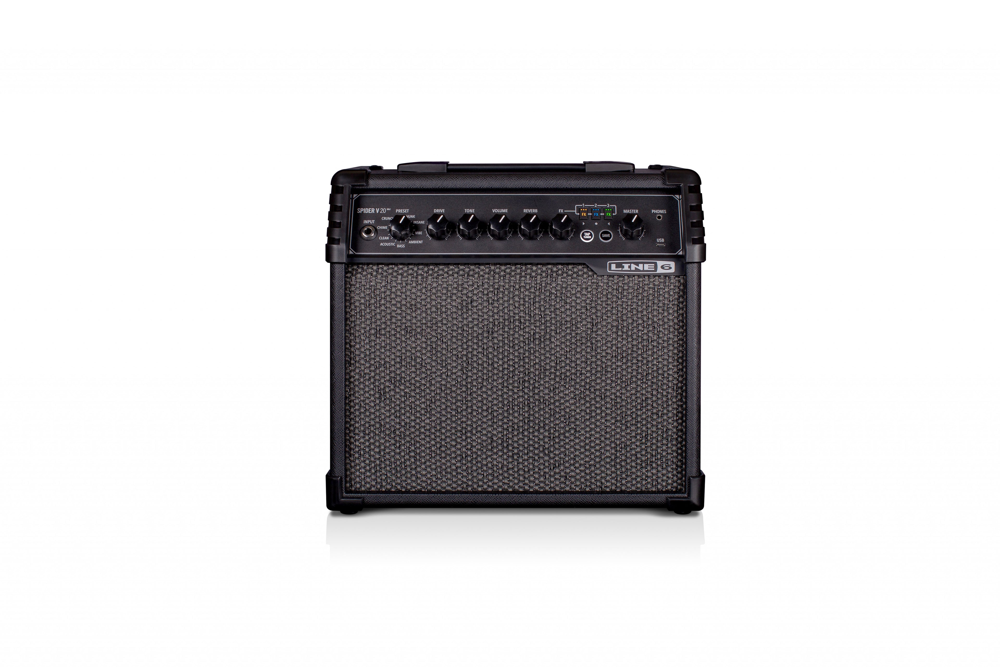 Line 6 Spider V 20 MkII Guitar Amplifier – Compact Modeling Practice & Everyday Versatility