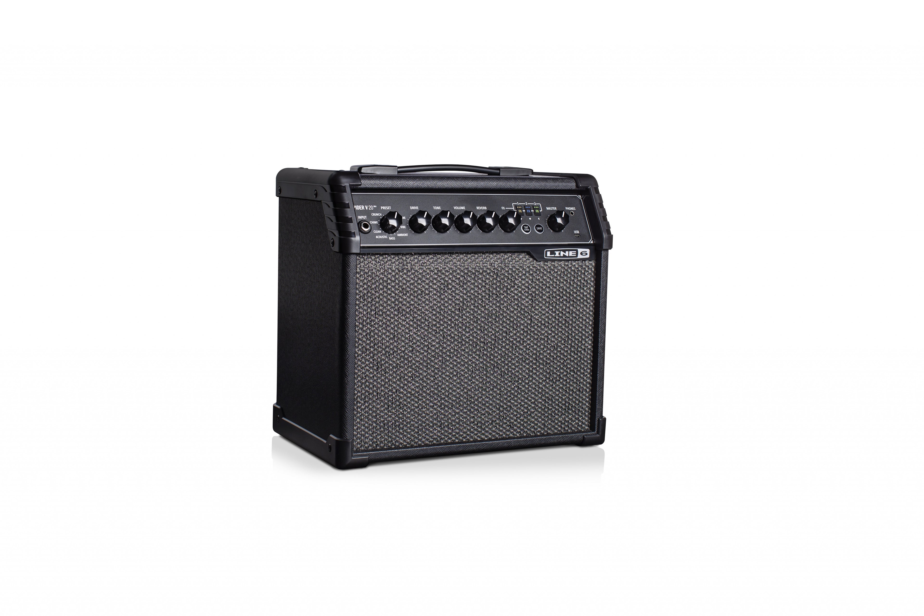 Line 6 Spider V 20 MkII Guitar Amplifier – Compact Modeling Practice & Everyday Versatility