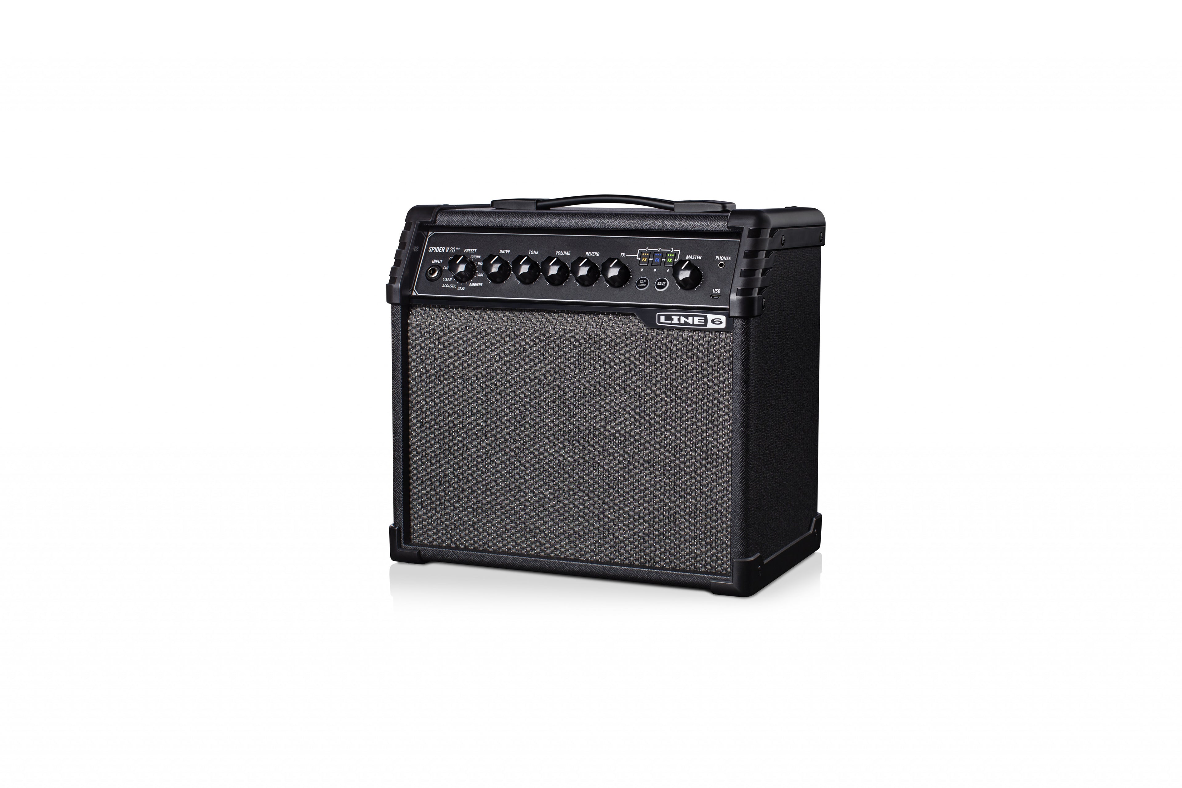 Line 6 Spider V 20 MkII Guitar Amplifier – Compact Modeling Practice & Everyday Versatility