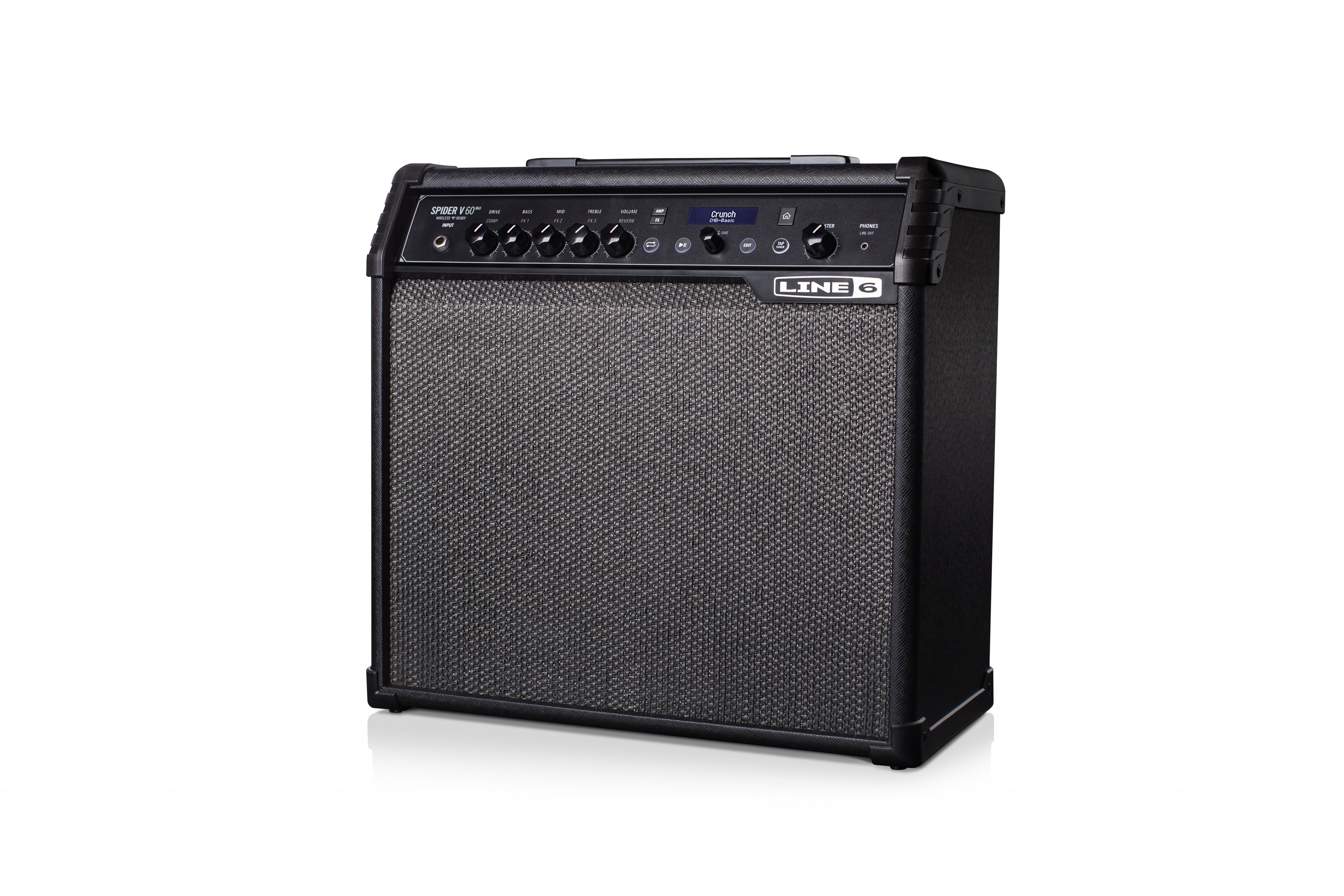 Line 6 Spider V60 MKII Guitar Amplifier – Bigger Practice Power with Wireless-Ready Flexibility