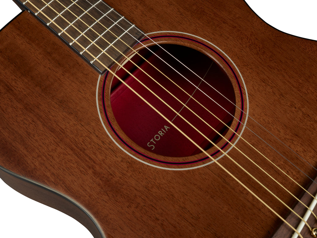 Yamaha STORIA III Chocolate Brown Concert Acoustic-Electric Guitar – Warm Mahogany Tone & Smooth Recording Response