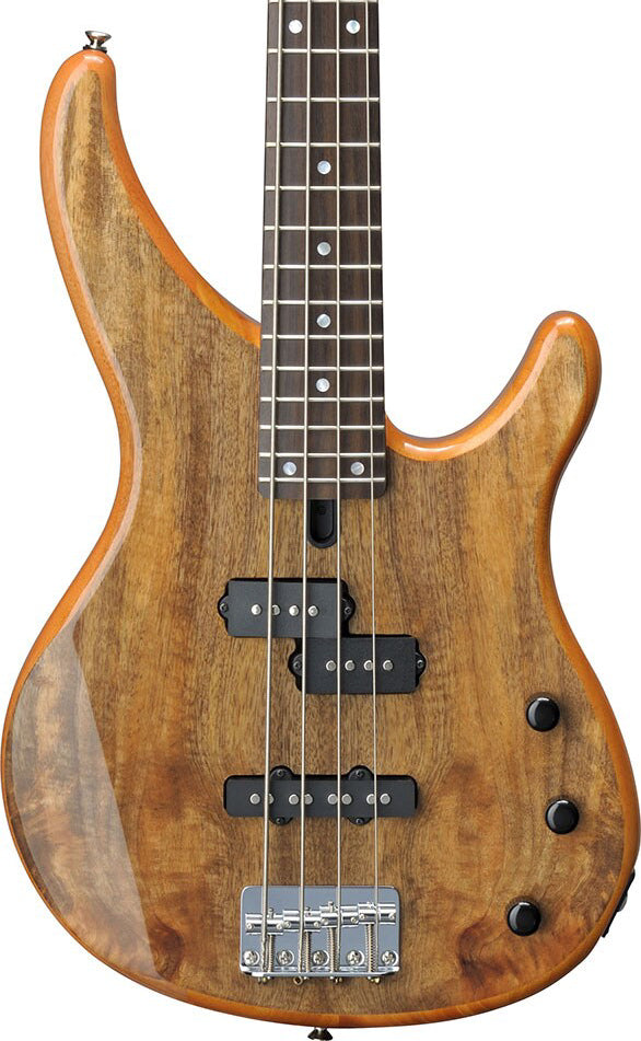 Yamaha TRBX174EW Natural Bass Guitar – Exotic Wood Style & Modern Playability