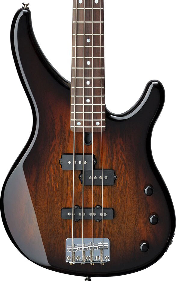 Yamaha TRBX174EW Tobacco Brown Sunburst Bass Guitar – Exotic Wood Style & Modern Playability