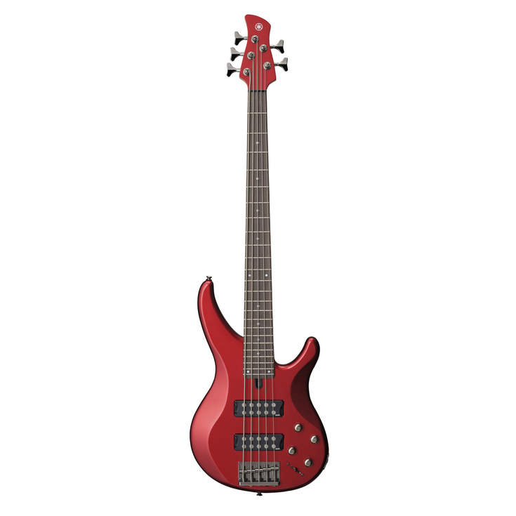 Yamaha TRBX305 Candy Apple Red 5-String Bass Guitar – Active Performance & Extended Low-End Range