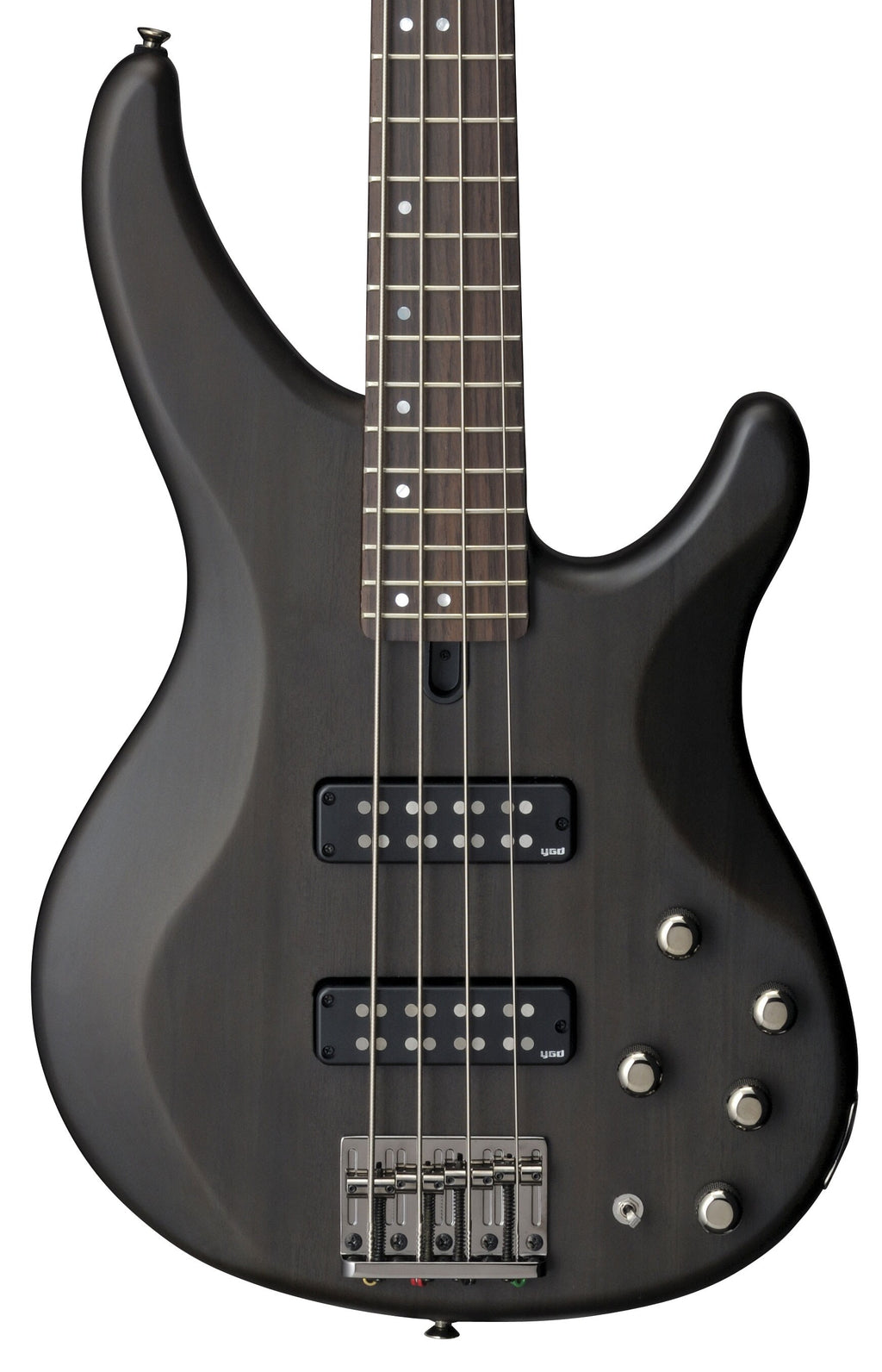 Yamaha TRBX504 Translucent Black Bass Guitar – Active/Passive Flexibility & Modern Performance