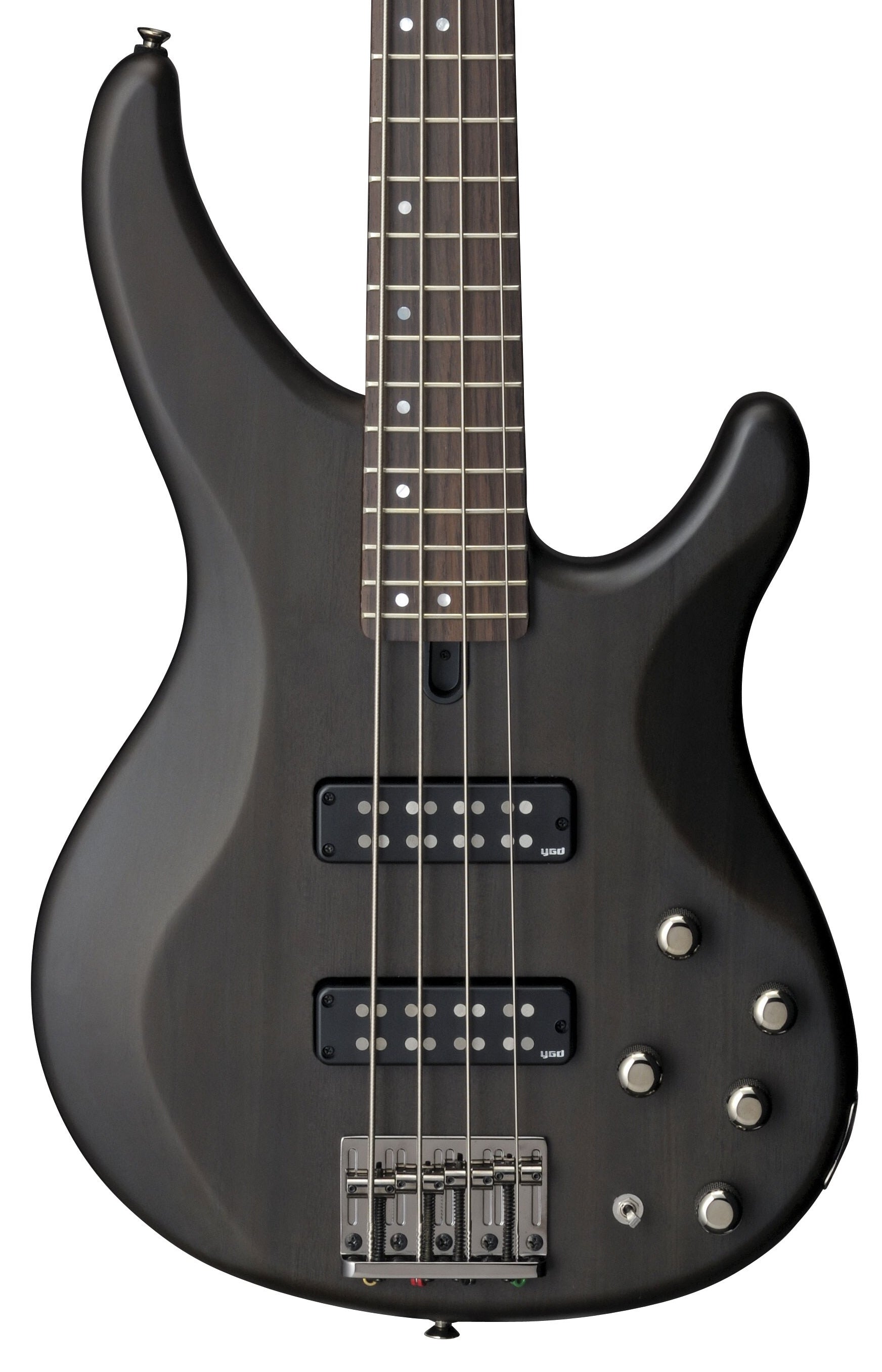 Yamaha TRBX504 Translucent Black Bass Guitar – Active/Passive Flexibility & Modern Performance
