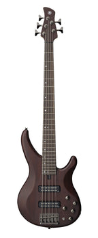 Yamaha TRBX505 Translucent Brown 5-String Bass Guitar – Active/Passive Flexibility & Extended Low-End Range