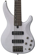 Yamaha TRBX505 Translucent White 5-String Bass Guitar – Active/Passive Flexibility & Extended Low-End Range