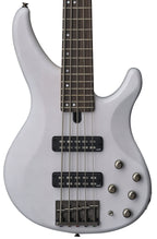 Yamaha TRBX505 Translucent White 5-String Bass Guitar – Active/Passive Flexibility & Extended Low-End Range