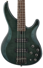 Yamaha TRBX604FM Indigo Blue Bass Guitar – Flamed Maple Style & Active/Passive Flexibility