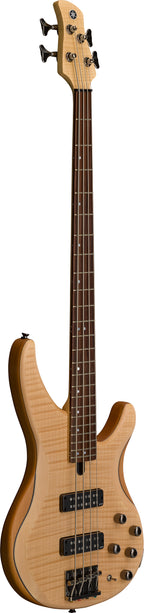 Yamaha TRBX604FM Natural Satin Bass Guitar – Flamed Maple Style & Active/Passive Flexibility