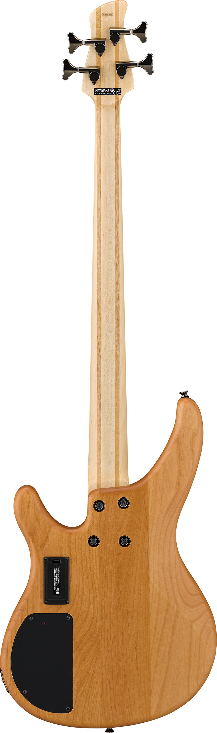Yamaha TRBX604FM Natural Satin Bass Guitar – Flamed Maple Style & Active/Passive Flexibility