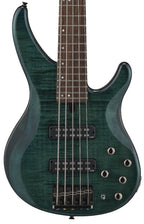 Yamaha TRBX605FM Indigo Blue 5-String Bass Guitar – Flamed Maple Style & Extended Active/Passive Flexibility
