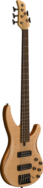 Yamaha TRBX605FM Natural Satin 5-String Bass Guitar – Flamed Maple Style & Extended Active/Passive Flexibility