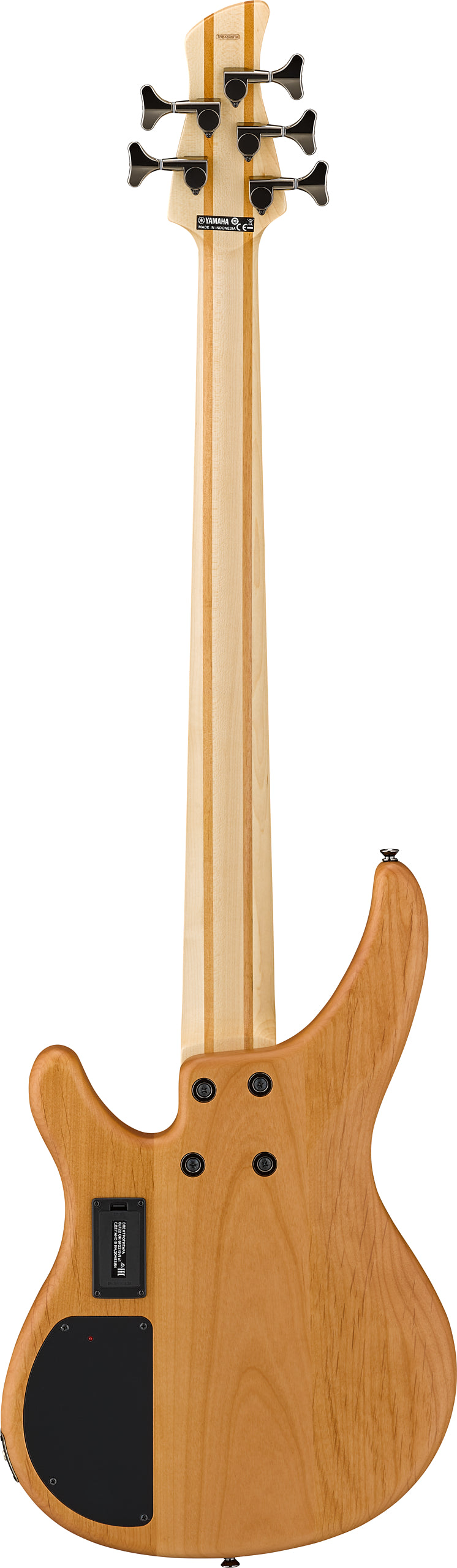 Yamaha TRBX605FM Natural Satin 5-String Bass Guitar – Flamed Maple Style & Extended Active/Passive Flexibility