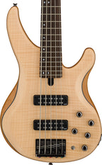 Yamaha TRBX605FM Natural Satin 5-String Bass Guitar – Flamed Maple Style & Extended Active/Passive Flexibility