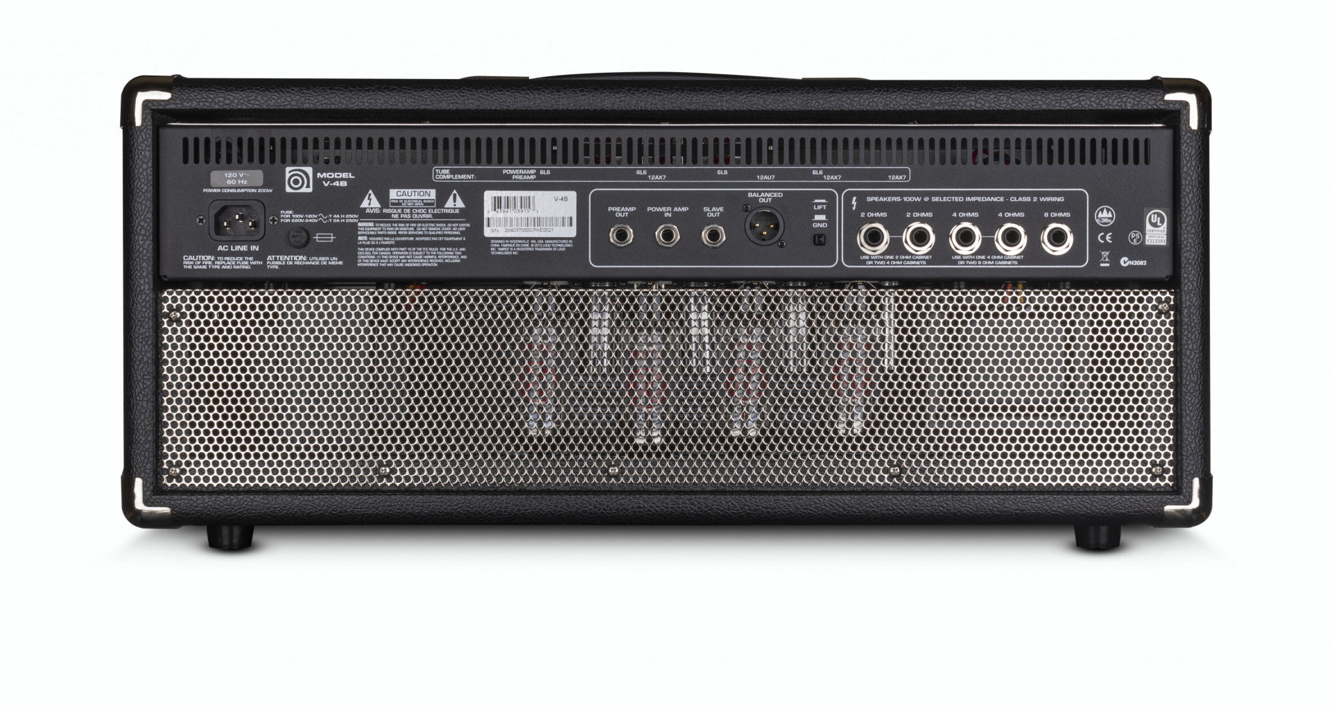 Ampeg V-4B Bass Amplifier Head