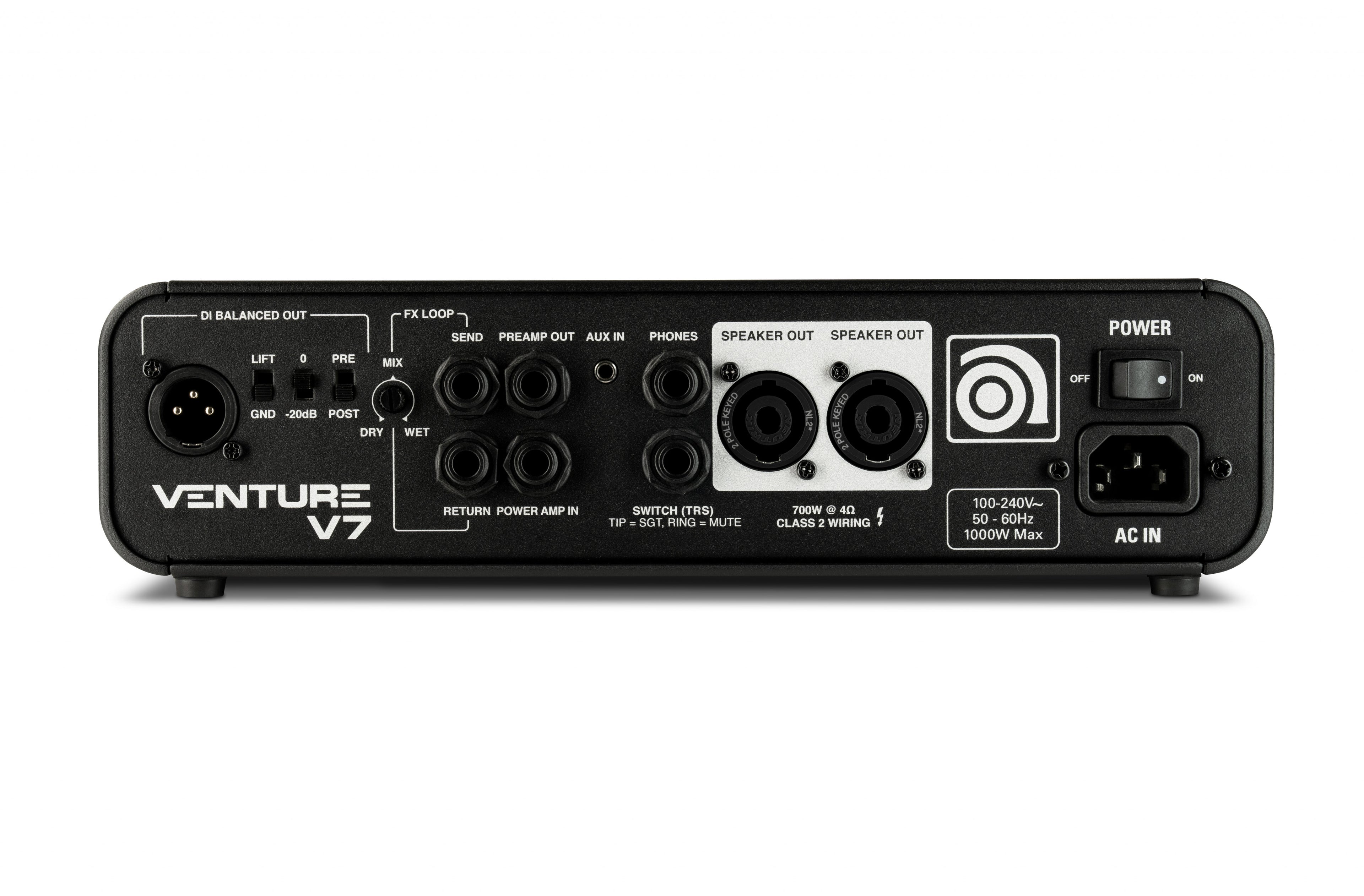 Ampeg Venture V7 Bass Amplifier Head