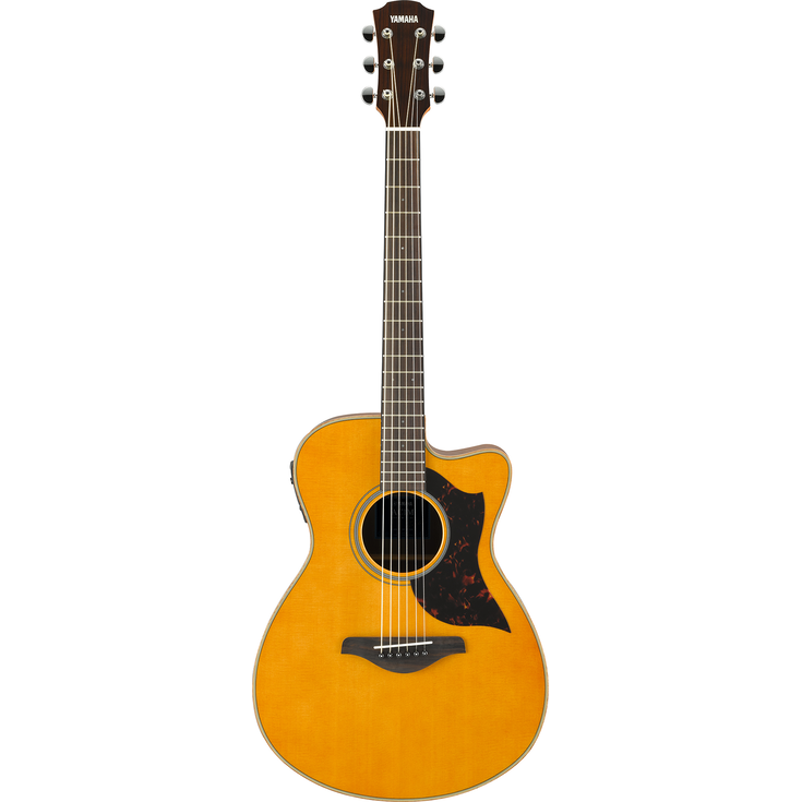 Yamaha AC1M Vintage Natural Acoustic-Electric Guitar – Warm Mahogany Tone & Balanced Stage Performance