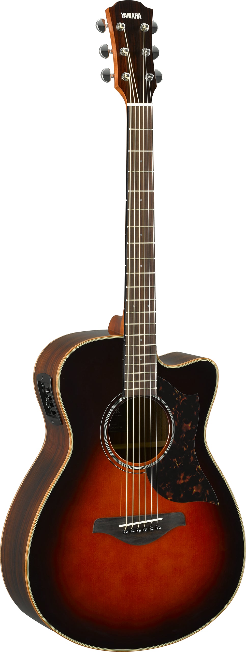 Yamaha AC1R Tobacco Brown Sunburst Concert Acoustic-Electric Guitar