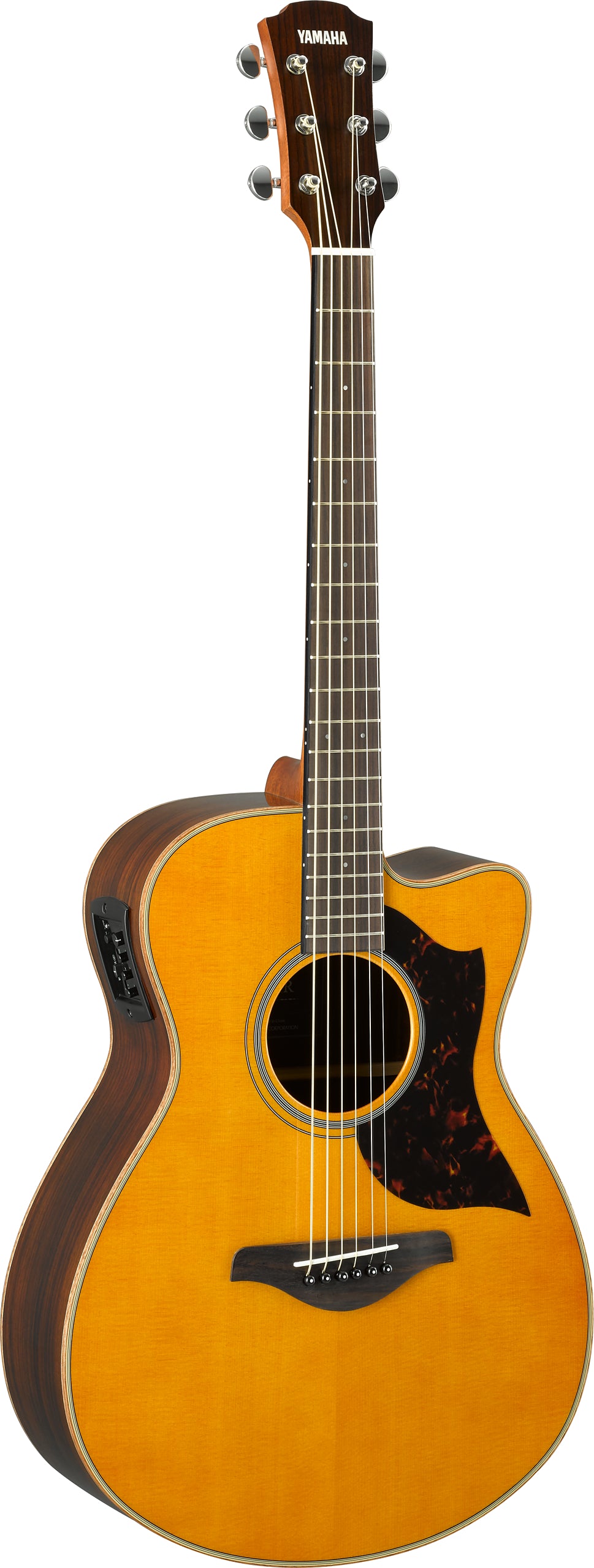 Yamaha AC1R Vintage Natural Concert Acoustic-Electric Guitar – Rich Rosewood Tone & Balanced Stage Performance