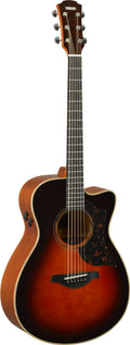 Yamaha AC3M Tobacco Brown Sunburst Acoustic-Electric Guitar – Concert Comfort & All-Solid Mahogany Warmth
