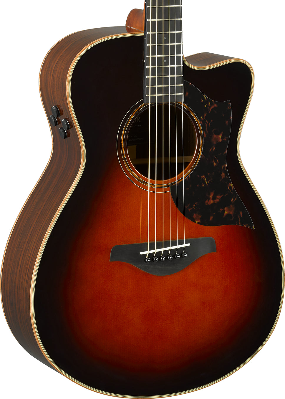 Yamaha AC3R Tobacco Brown Sunburst Acoustic-Electric Guitar – Concert Comfort & All-Solid Rosewood Tone