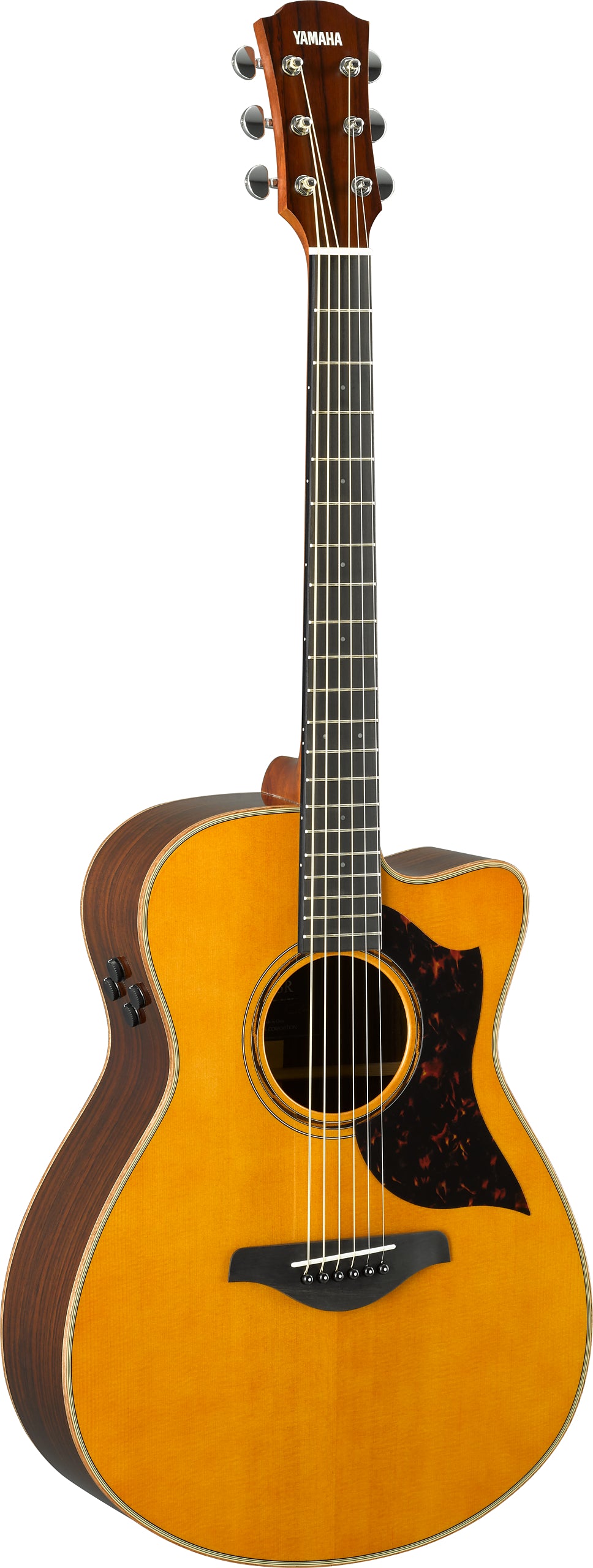 Yamaha AC3R Vintage Natural Acoustic-Electric Guitar – Concert Comfort & All-Solid Rosewood Tone
