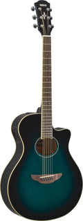 Yamaha APX600 Oriental Blue Burst Acoustic-Electric Guitar – Slim Comfort & Stage-Ready Performance