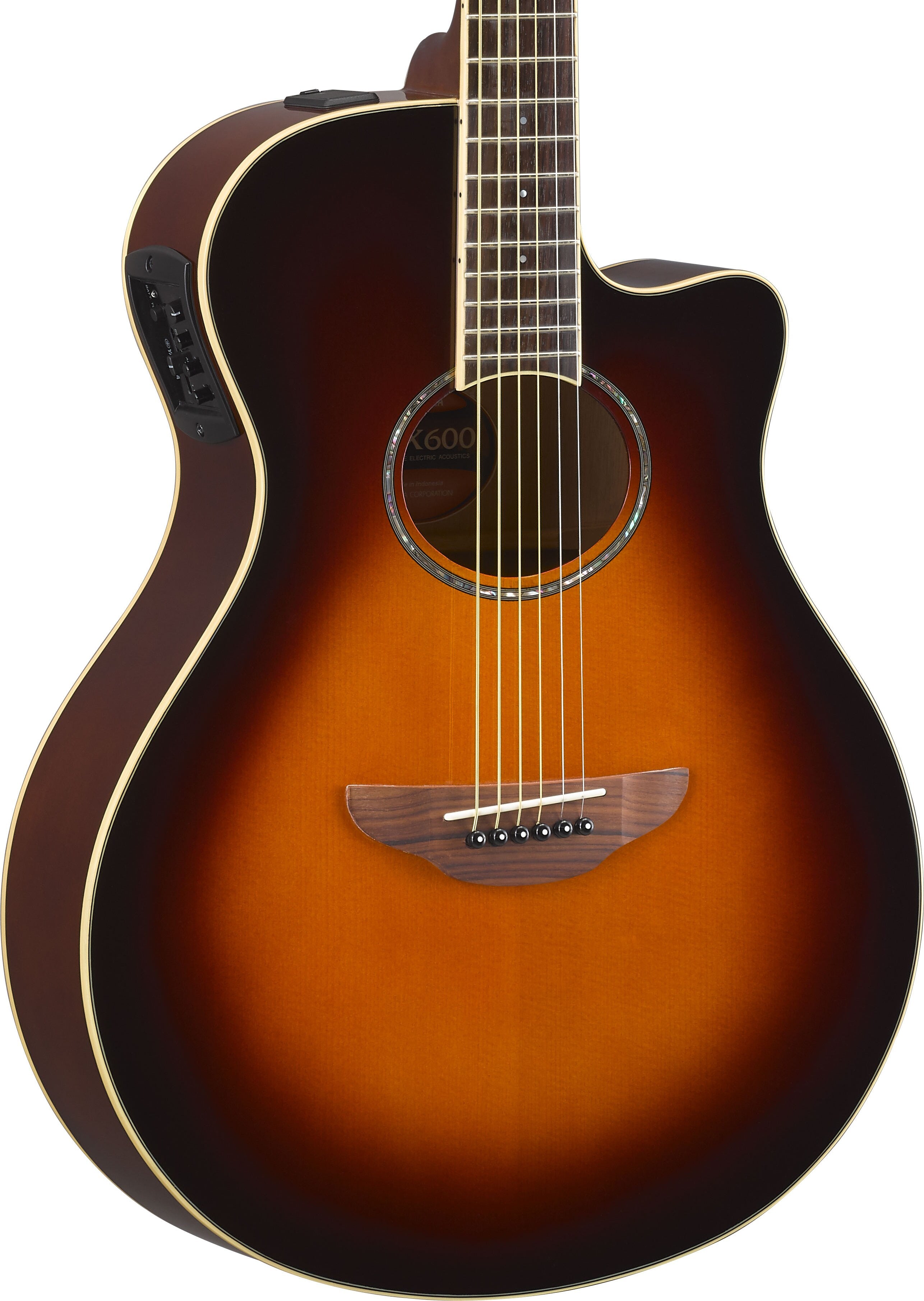 Yamaha APX600 Old Violin Sunburst Acoustic-Electric Guitar – Slim Comfort & Stage-Ready Performance