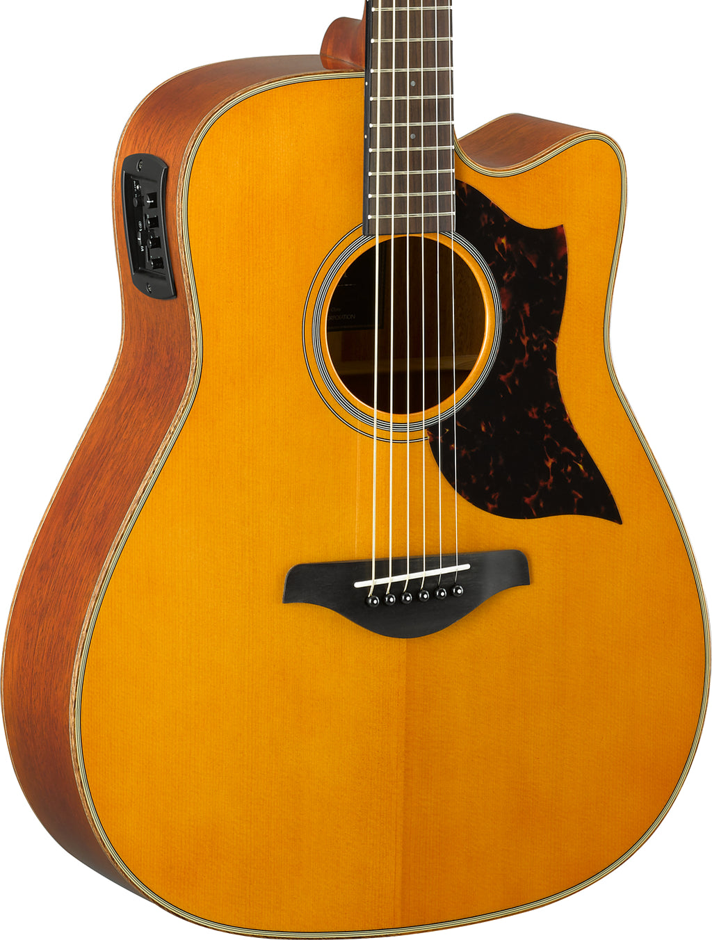 Yamaha A1M Acoustic-Electric Guitar – Vintage Natural Resonance