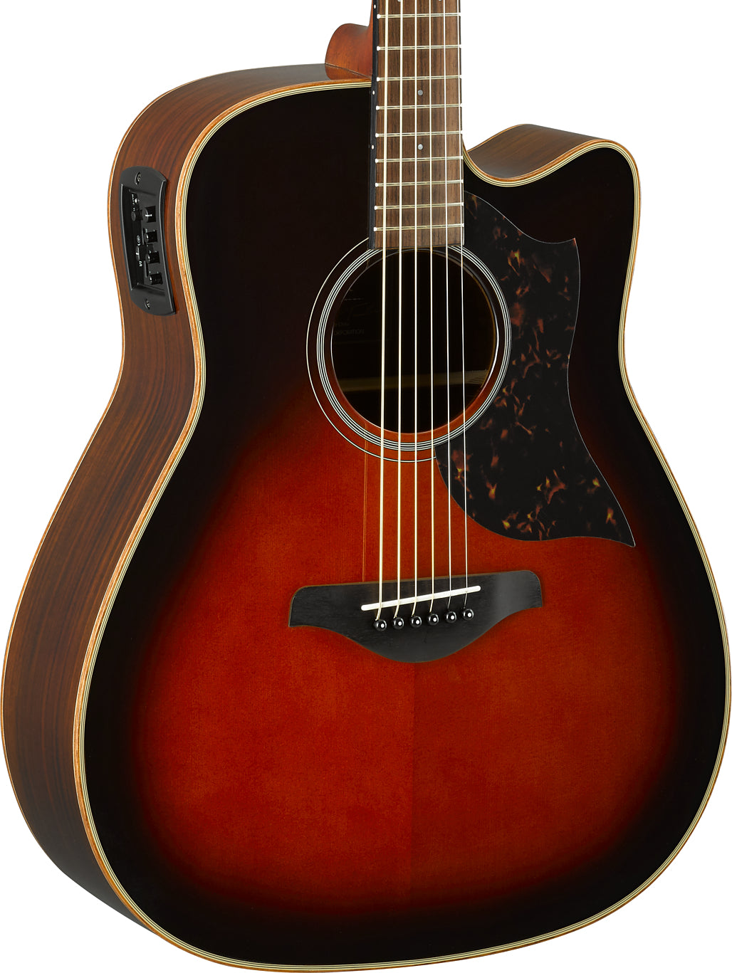 Yamaha A1R Tobacco Brown Sunburst Acoustic-Electric Guitar – Rich Rosewood Tone & Stage-Ready Performance