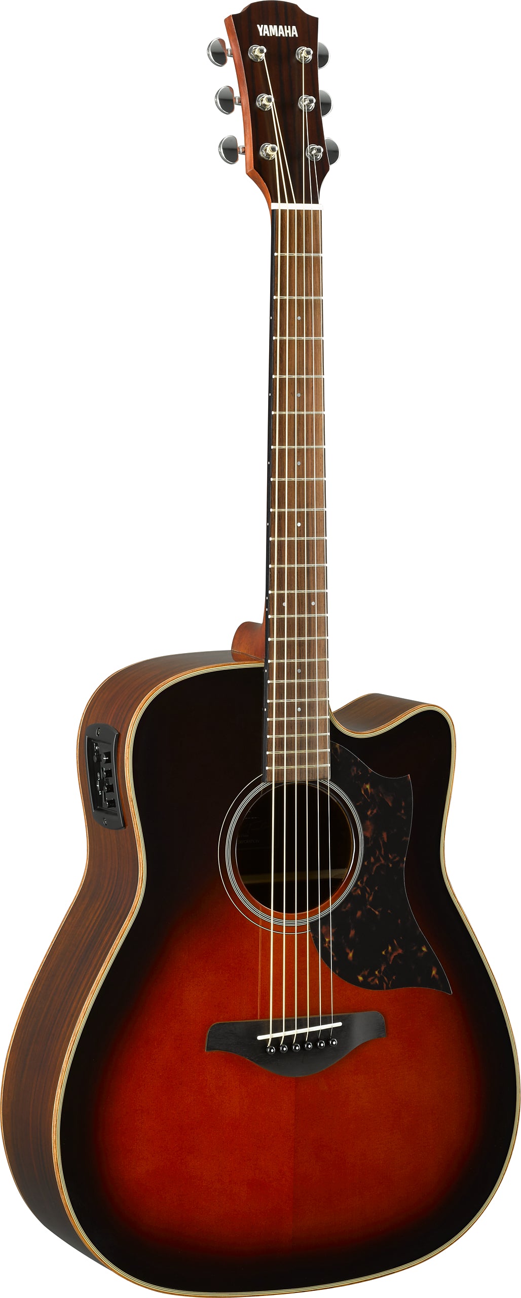 Yamaha A1R Tobacco Brown Sunburst Acoustic-Electric Guitar – Rich Rosewood Tone & Stage-Ready Performance