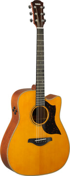 Yamaha A3M Vintage Natural Acoustic-Electric Guitar – Solid Mahogany Warmth & Professional Stage Tone