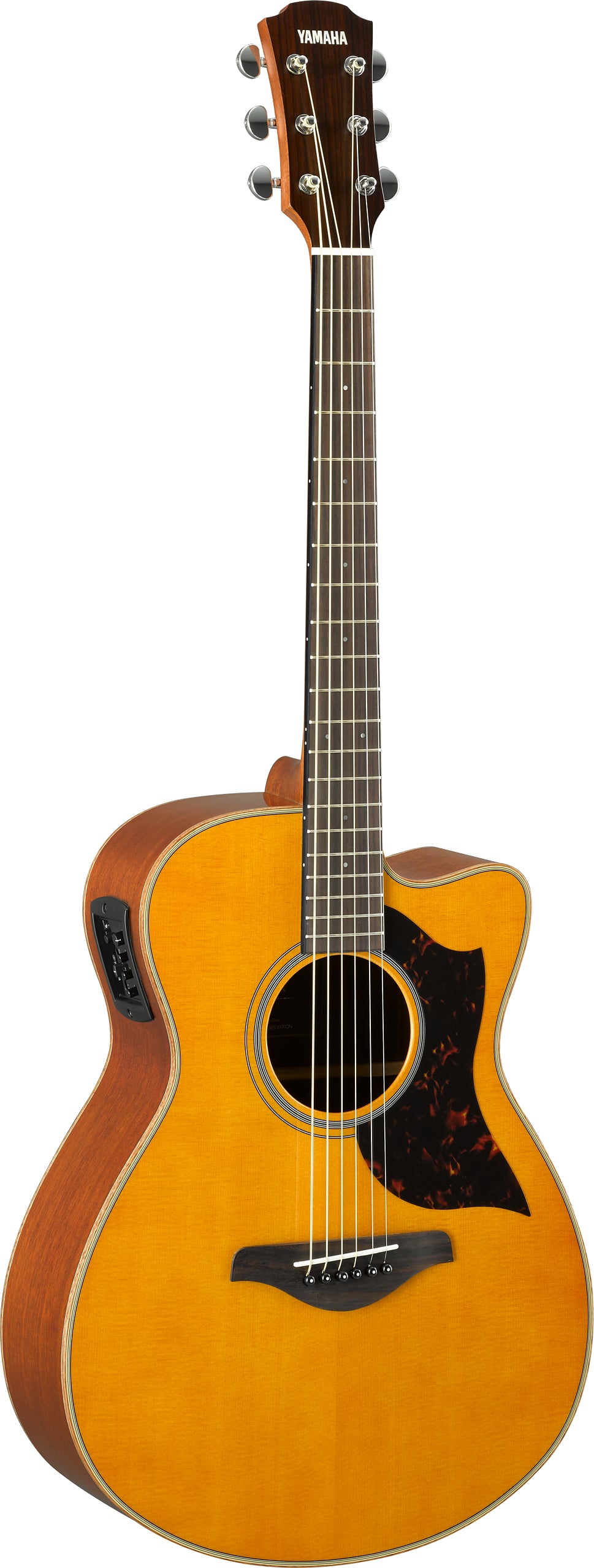 Yamaha AC1M Vintage Natural Acoustic-Electric Guitar – Warm Mahogany Tone & Balanced Stage Performance