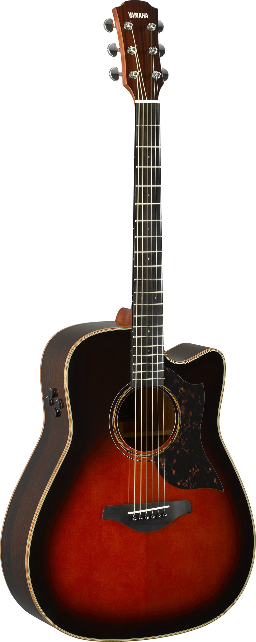 Yamaha A3R Tobacco Brown Sunburst Acoustic-Electric Guitar – All-Solid Rosewood Tone & Professional Stage Performance