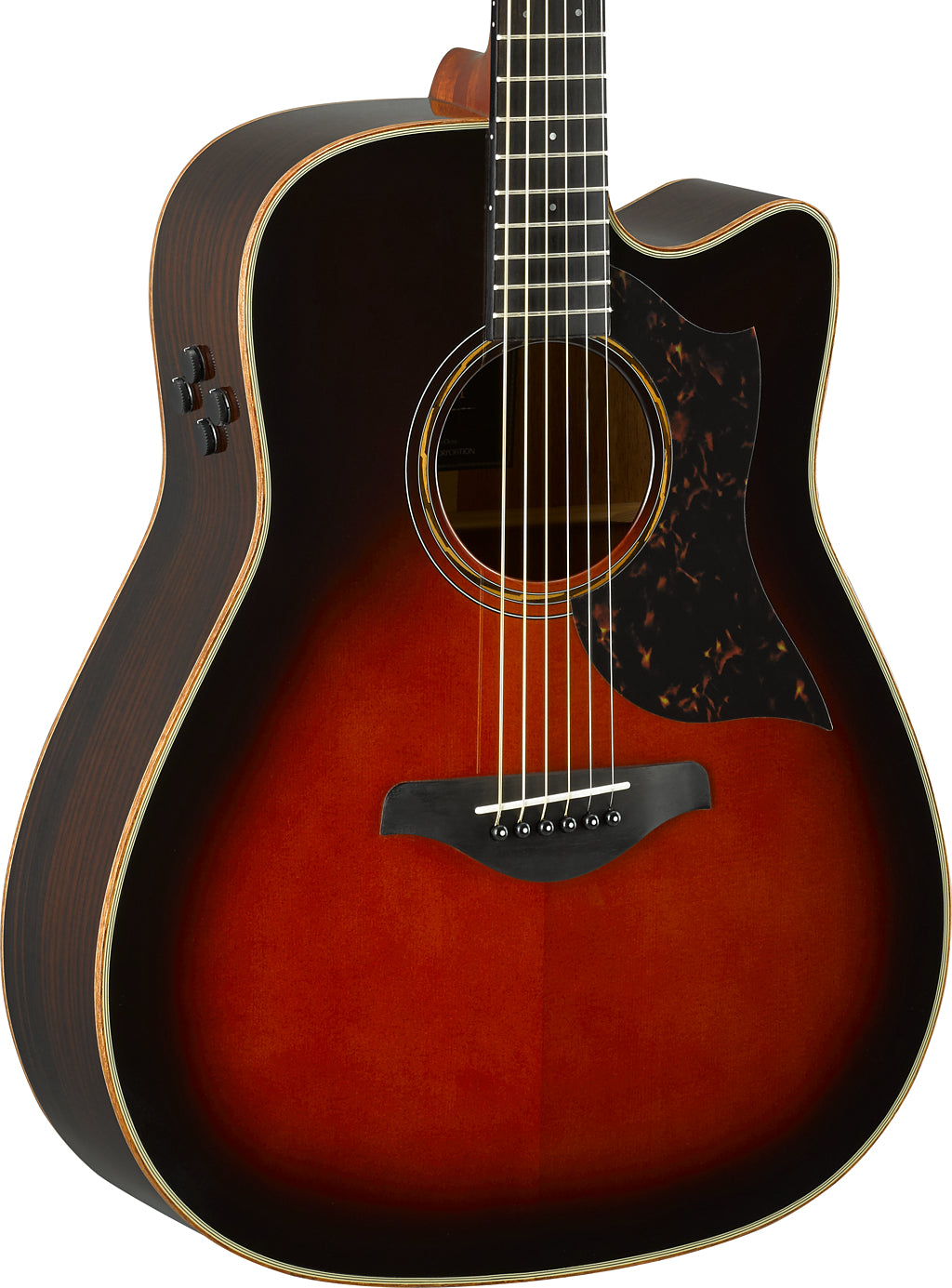 Yamaha A3R Tobacco Brown Sunburst Acoustic-Electric Guitar – All-Solid Rosewood Tone & Professional Stage Performance